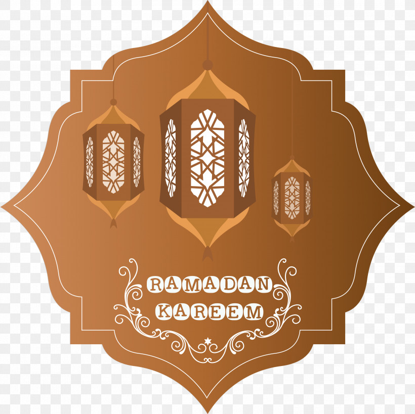 Ramadan Islam Muslims, PNG, 3000x2998px, Ramadan, Badge, Brown, Emblem, Islam Download Free
