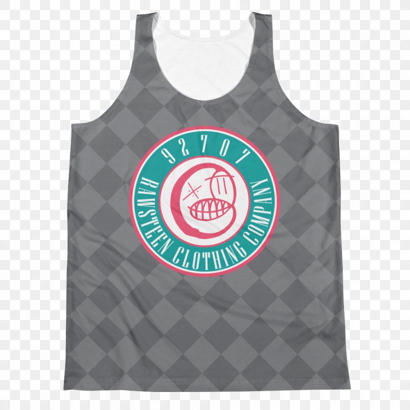 T-shirt Gilets Sleeveless Shirt Clothing Textile, PNG, 1000x1000px, Tshirt, Active Tank, All Over Print, Backpack, Bag Download Free