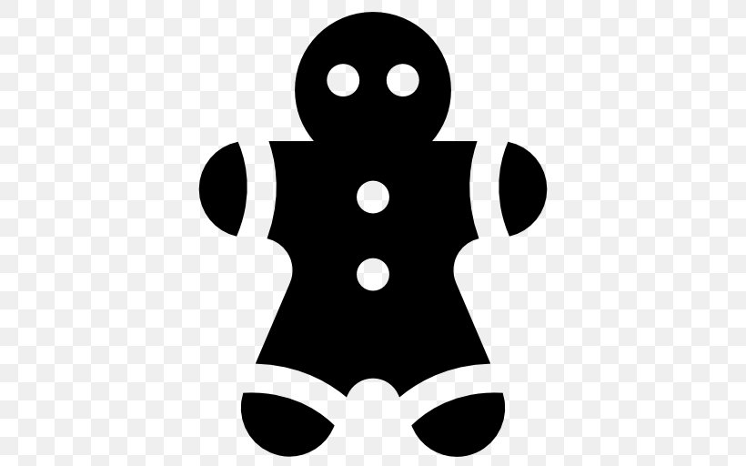 Gingerbread Man Social Media Christmas Clip Art, PNG, 512x512px, Gingerbread Man, Biscuit, Biscuits, Black, Black And White Download Free