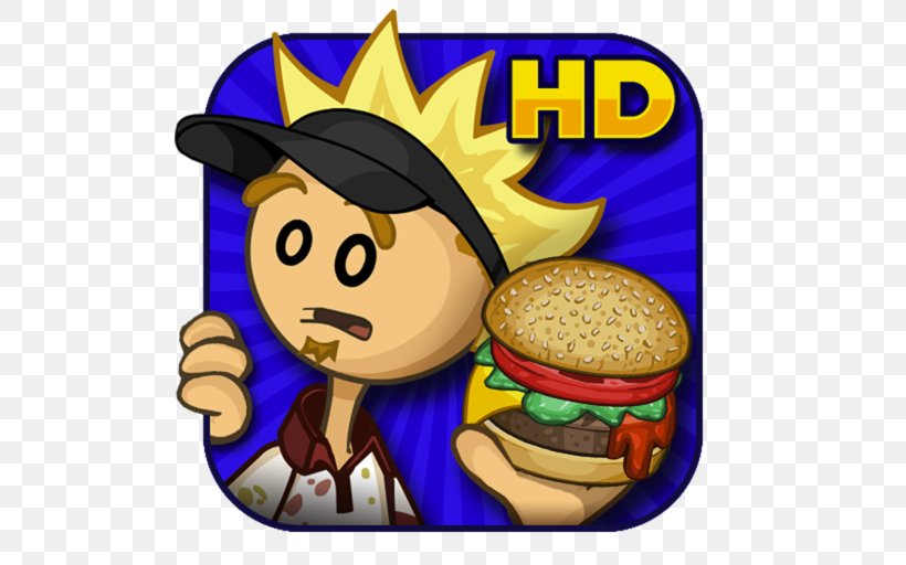 Papa's Burgeria To Go! Flipping Adventure KBH Games Android, PNG, 512x512px, Flipping Adventure, Android, App Store, Aptoide, Cuisine Download Free