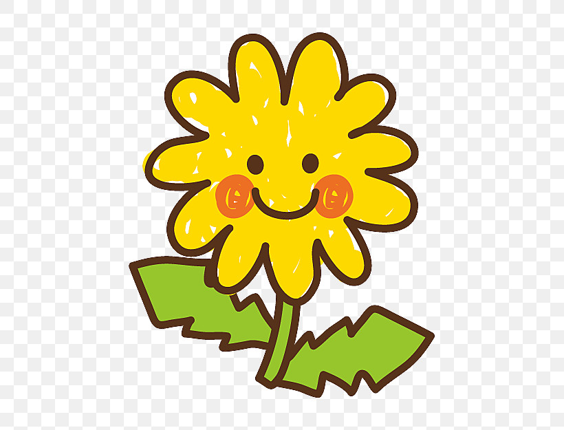 Sunflower, PNG, 625x625px, Yellow, Cut Flowers, Flower, Plant, Smile Download Free