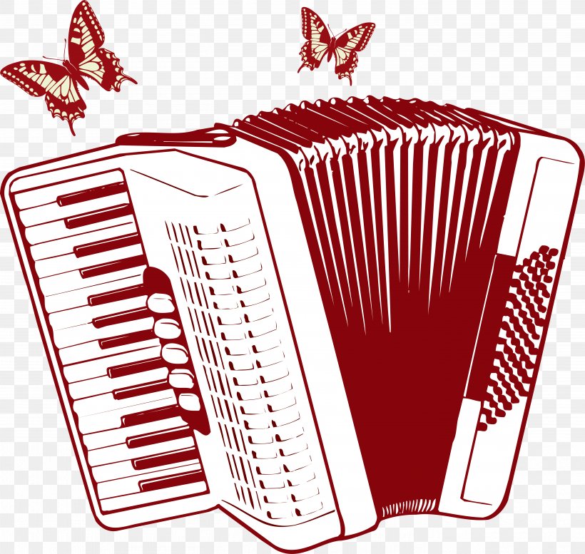 Accordion Musical Instrument Cdr, PNG, 5450x5166px, Watercolor, Cartoon ...