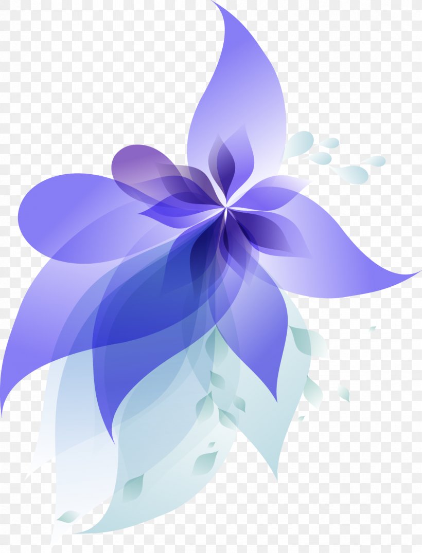 Blue Gradient Flowers, PNG, 1197x1571px, Blue, Color Gradient, Drawing, Flora, Floral Design Download Free