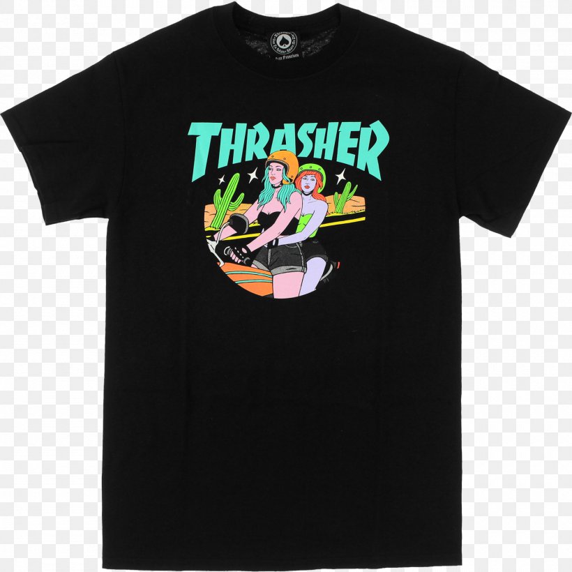 Hoodie T-shirt Thrasher Sweater Crew Neck, PNG, 1500x1500px, Hoodie, Active Shirt, Black, Bluza, Brand Download Free