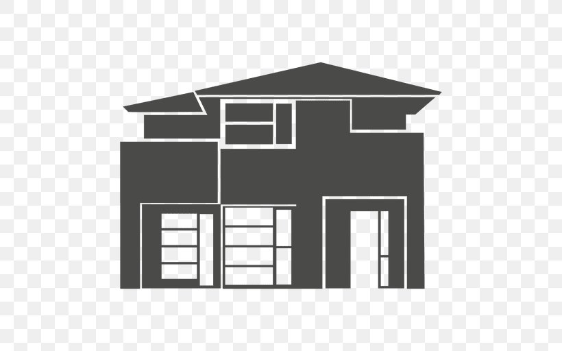 House Silhouette Interior Design Services Building, PNG, 512x512px, House, Architecture, Black And White, Building, Drawing Download Free