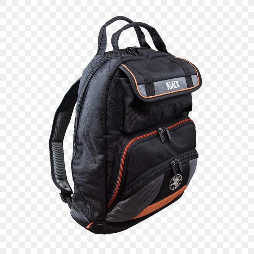 Backpack Klein Tools Laptop Bag, PNG, 1000x1000px, Backpack, Bag, Belt, Black, Hacksaw Download Free