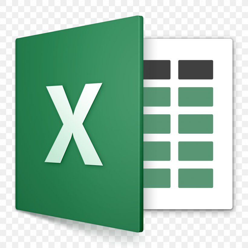 Microsoft Excel Microsoft Office MacOS, PNG, 1024x1024px, Microsoft Excel, Brand, Computer Software, Green, Logo Download Free