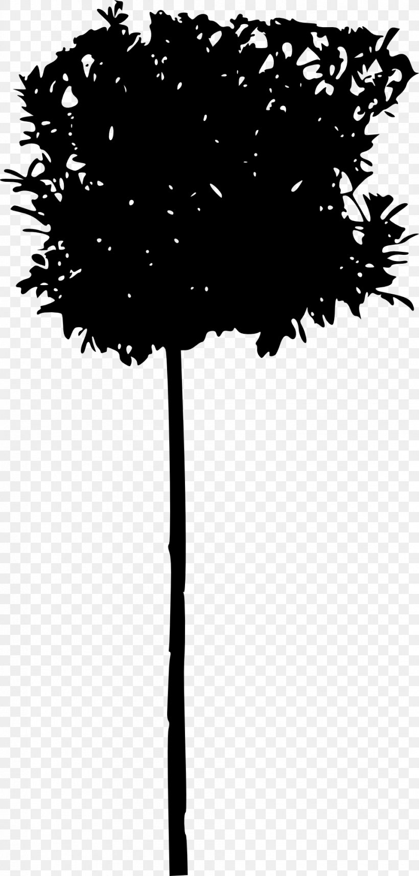 Tree Branch Woody Plant Twig Silhouette, PNG, 958x2000px, Tree, Black And White, Branch, Flower, Flowering Plant Download Free