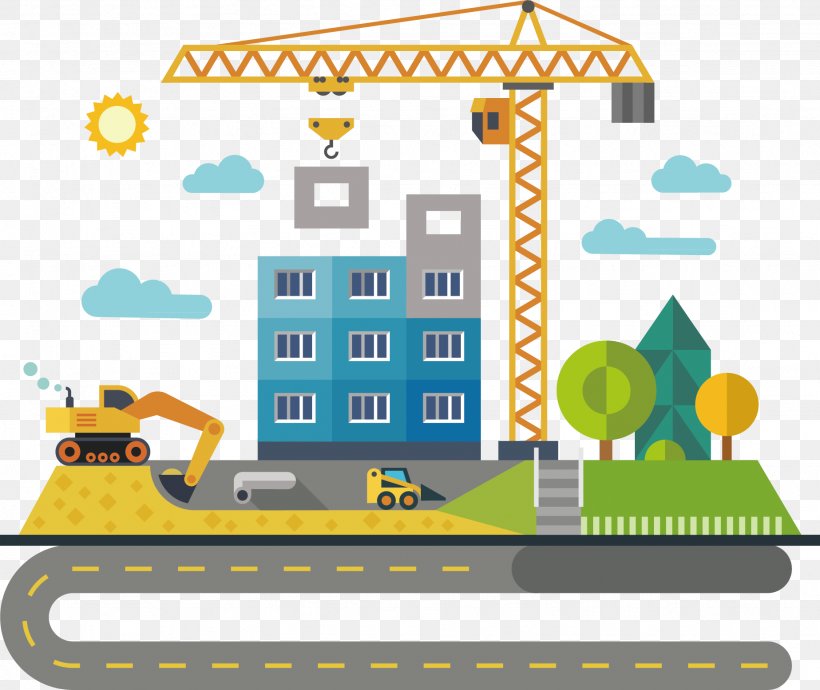Architectural Engineering Building Bulldozer Illustration, PNG, 1847x1556px, Architectural Engineering, Area, Building, Building Materials, Bulldozer Download Free
