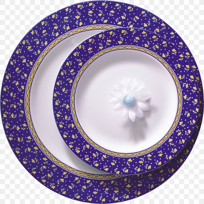 Plate Tableware Clip Art, PNG, 2019x2020px, Plate, Cobalt Blue, Digital Image, Dishware, Fork Download Free