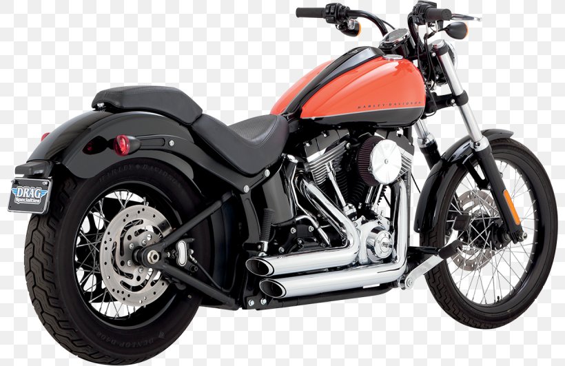 Exhaust System Softail Harley-Davidson Super Glide Motorcycle, PNG, 800x531px, Exhaust System, Automobile Repair Shop, Automotive Exhaust, Automotive Exterior, Automotive Tire Download Free