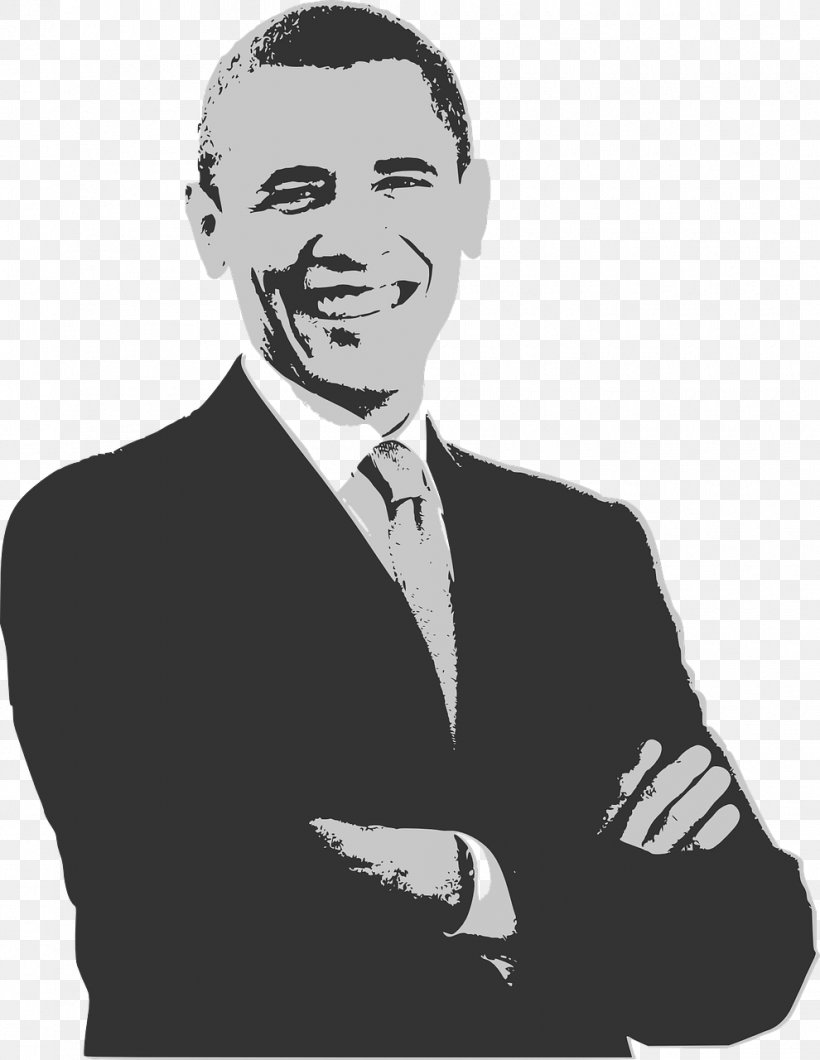 President Of The United States Clip Art, PNG, 990x1280px, United States, Barack Obama, Black And White, Communication, Donald Trump Download Free