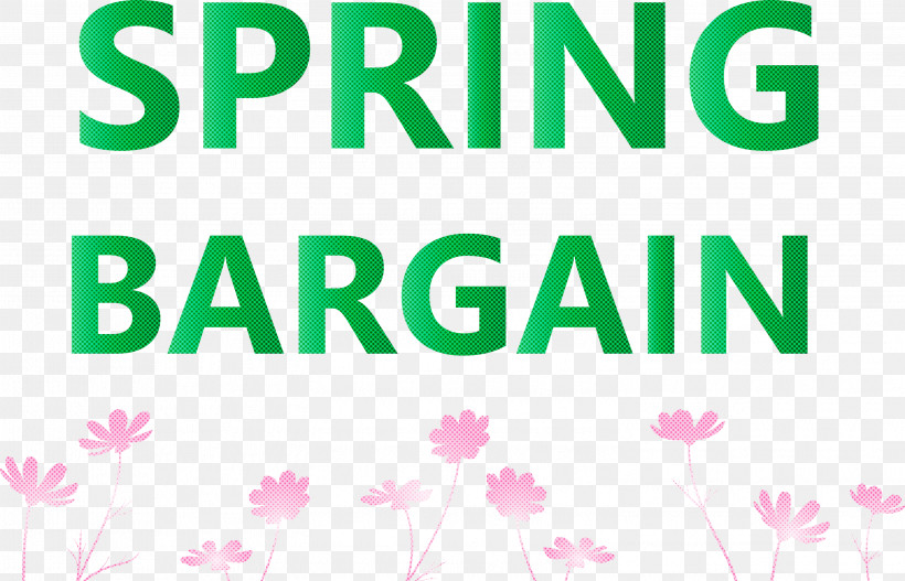 Spring Sales Spring Bargain, PNG, 2998x1927px, Spring Sales, Green, Line, Logo, Pink Download Free