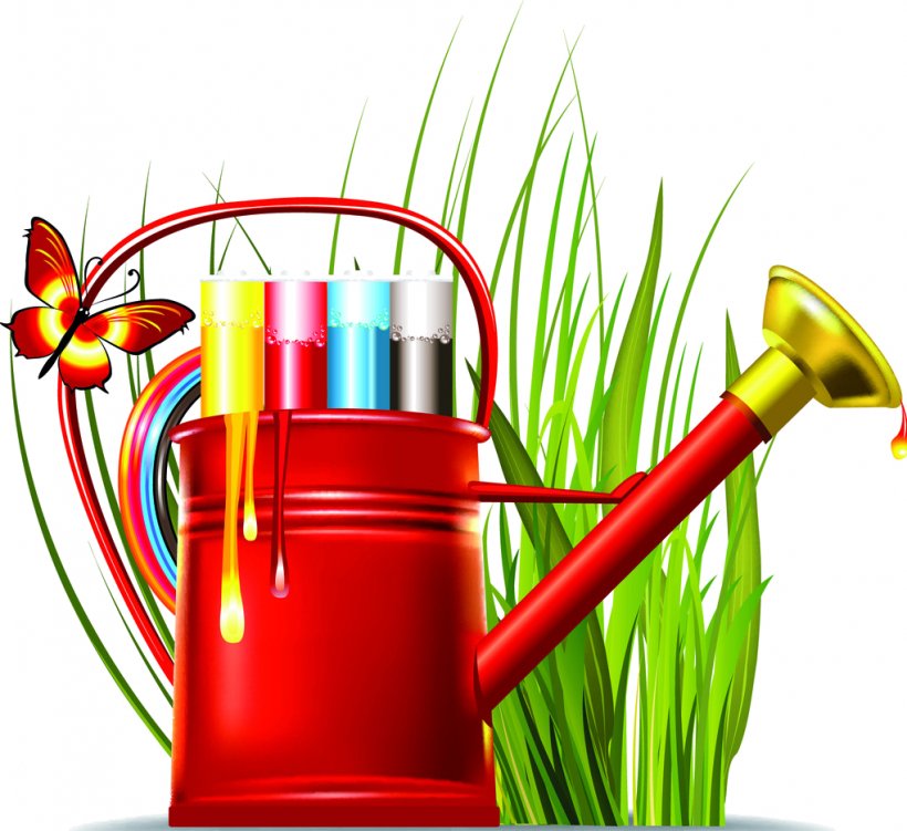 Book Illustration, PNG, 1021x936px, Book Illustration, Cartoon, Designer, Grass, Watering Can Download Free