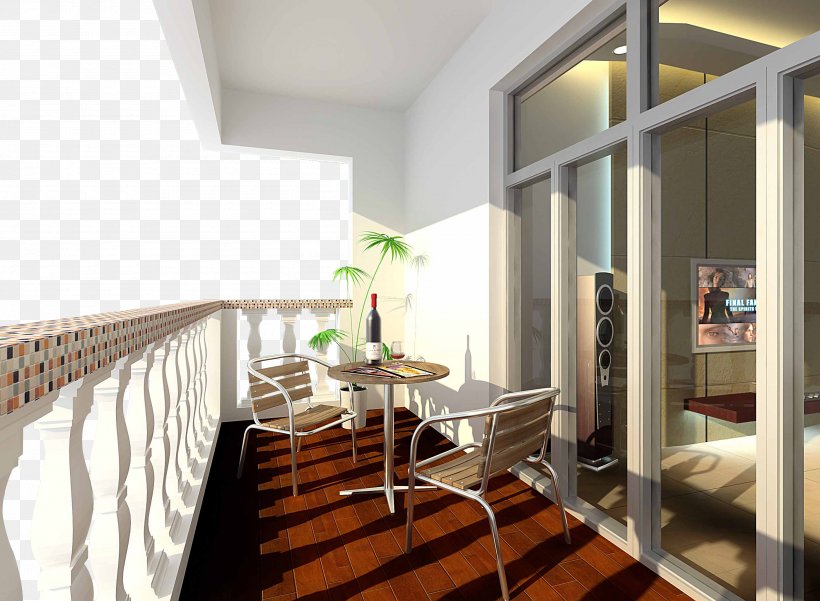 Balcony House Painter And Decorator Drawing Room Bedroom, PNG, 2800x2053px, Balcony, Apartment, Bedroom, Ceiling, Drawing Room Download Free