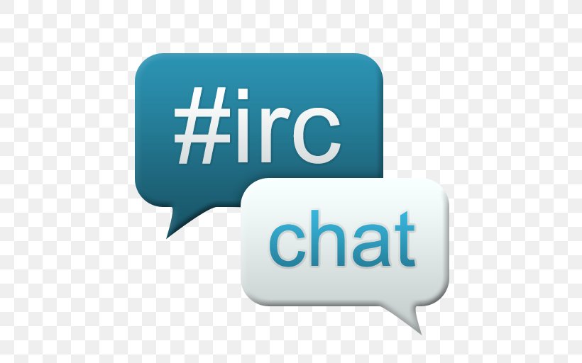 Comparison Of Internet Relay Chat Clients Online Chat IRCd, PNG, 512x512px, Internet Relay Chat, Blue, Brand, Chat Room, Client Download Free