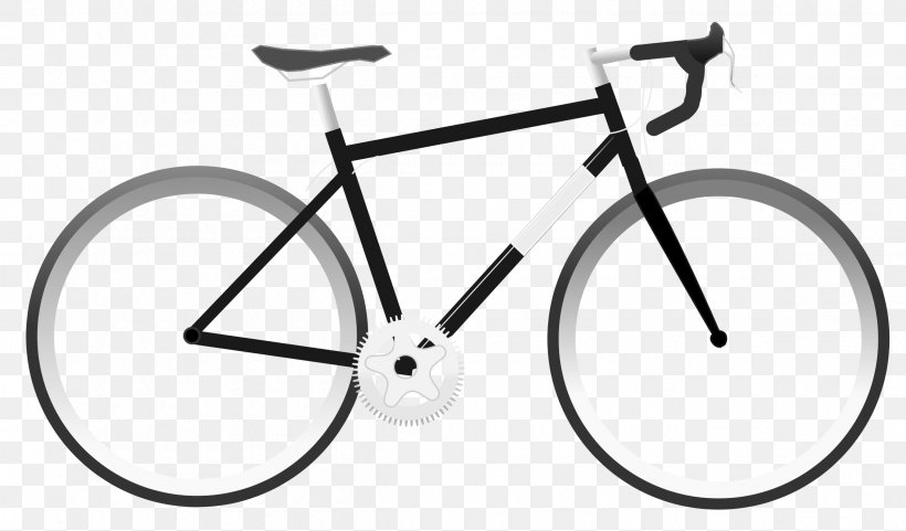 Racing Bicycle Cycling Clip Art, PNG, 2400x1410px, Bicycle, Bicycle Accessory, Bicycle Frame, Bicycle Handlebar, Bicycle Part Download Free