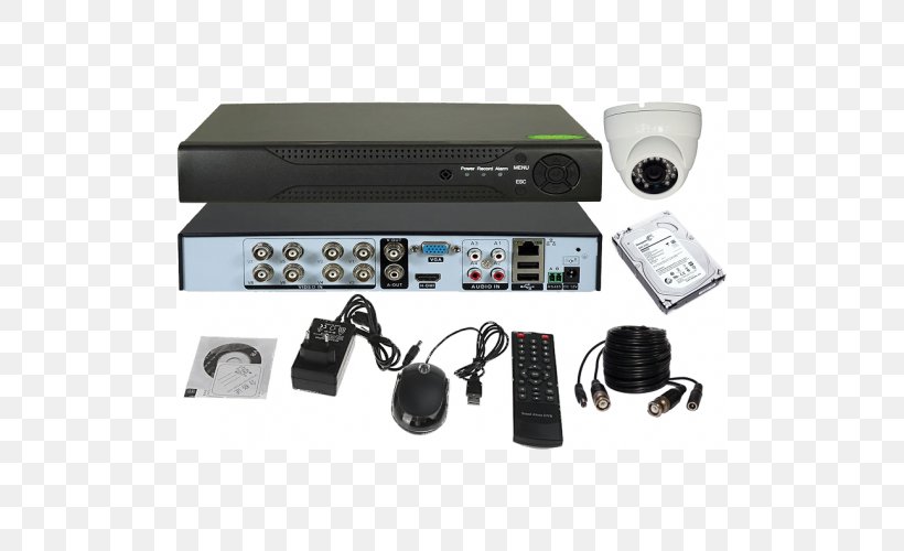 Closed-circuit Television Camera Network Video Recorder IP Camera, PNG, 500x500px, Closedcircuit Television, Audio Receiver, Camera, Closedcircuit Television Camera, Digital Video Recorders Download Free