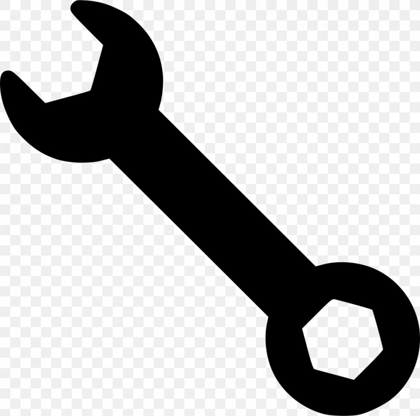 Spanners Tool Clip Art, PNG, 980x974px, Spanners, Adjustable Spanner, Artwork, Black And White, Icon Design Download Free