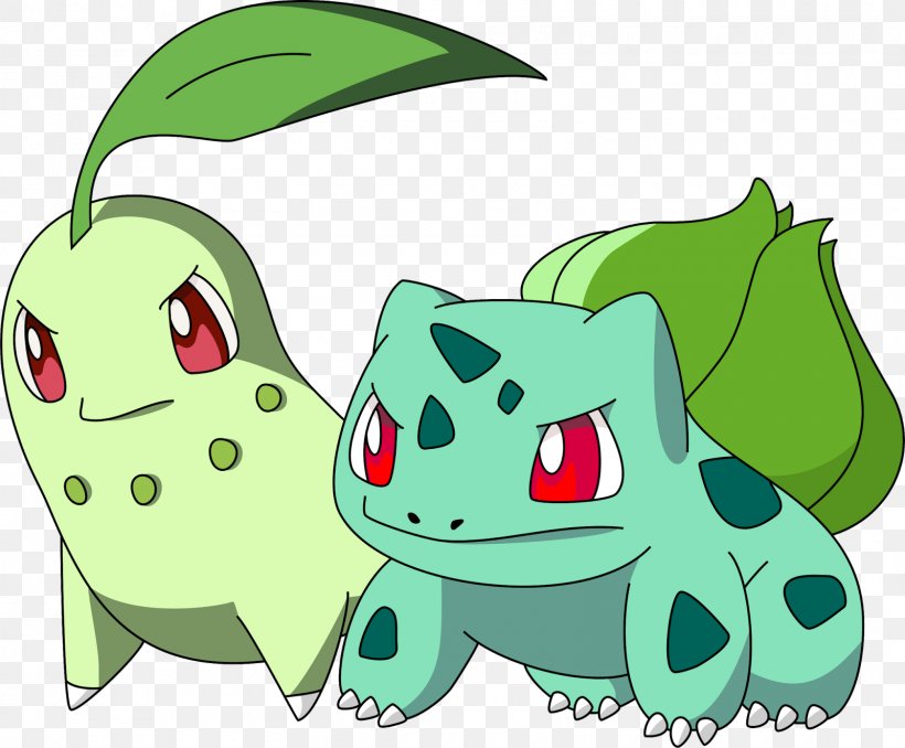 Pokémon Gold And Silver Ash Ketchum Chikorita Bulbasaur, PNG, 1600x1323px, Ash Ketchum, Amphibian, Art, Bayleef, Bulbasaur Download Free