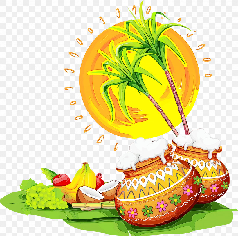 Pongal, PNG, 3000x2971px, Pongal, Happy Pongal Sri Goda Devi Kalyana, Natural Foods, Paint, Tamil Download Free
