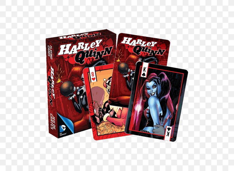 Harley Quinn Joker Batman Playing Card Comics, PNG, 600x600px, Harley Quinn, Action Figure, Aquarius, Batman, Card Game Download Free