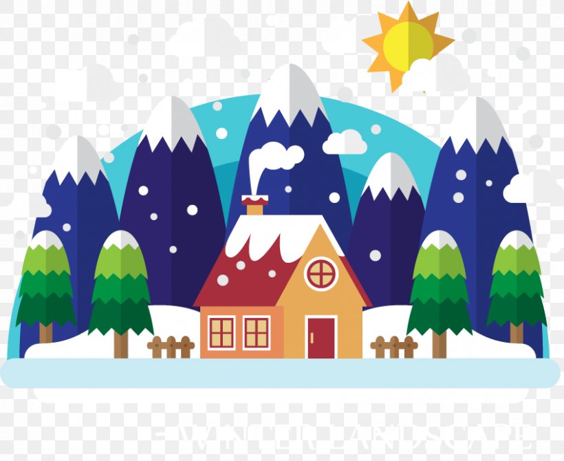 Winter Illustration, PNG, 848x693px, Winter, Art, Christmas, Christmas Decoration, Christmas Ornament Download Free