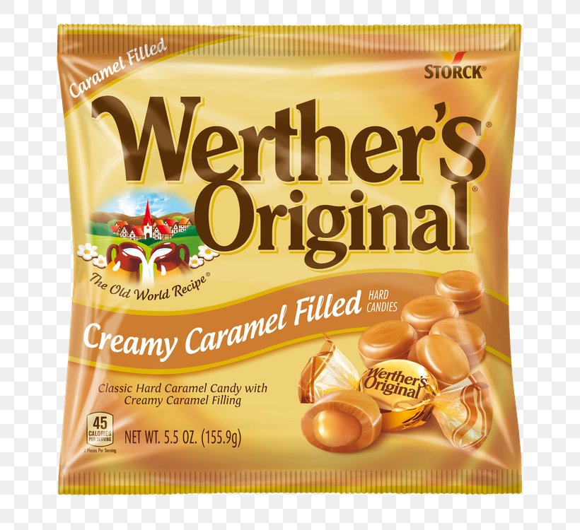 Caramel Apple Cream Werther's Original Chewing Gum, PNG, 750x750px, Caramel, August Storck, Butter, Candy, Caramel Apple Download Free