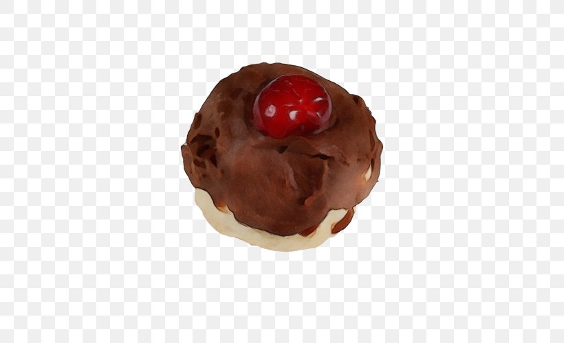 Chocolate, PNG, 500x500px, Watercolor, Bossche Bol, Chocolate, Cuisine, Dessert Download Free