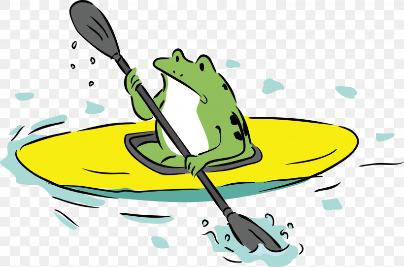 Frogs Cartoon Yellow Water Biology, PNG, 3000x1985px, Frog, Biology, Cartoon, Cartoon Frog, Frog Clipart Download Free