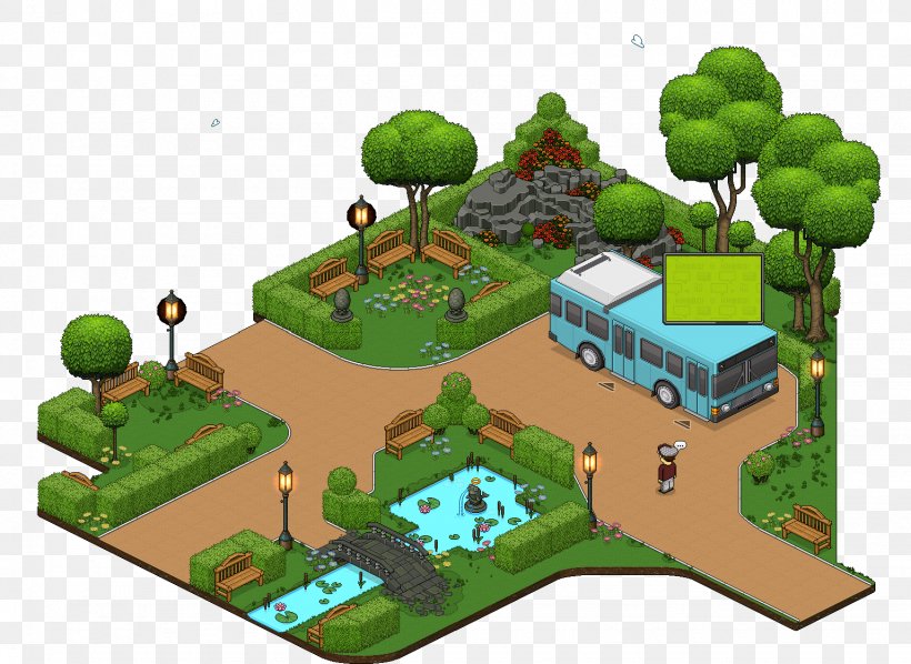 Habbo Game Sulake Park Avatar, PNG, 1536x1121px, Habbo, Avatar, Biome, Bus, Game Download Free