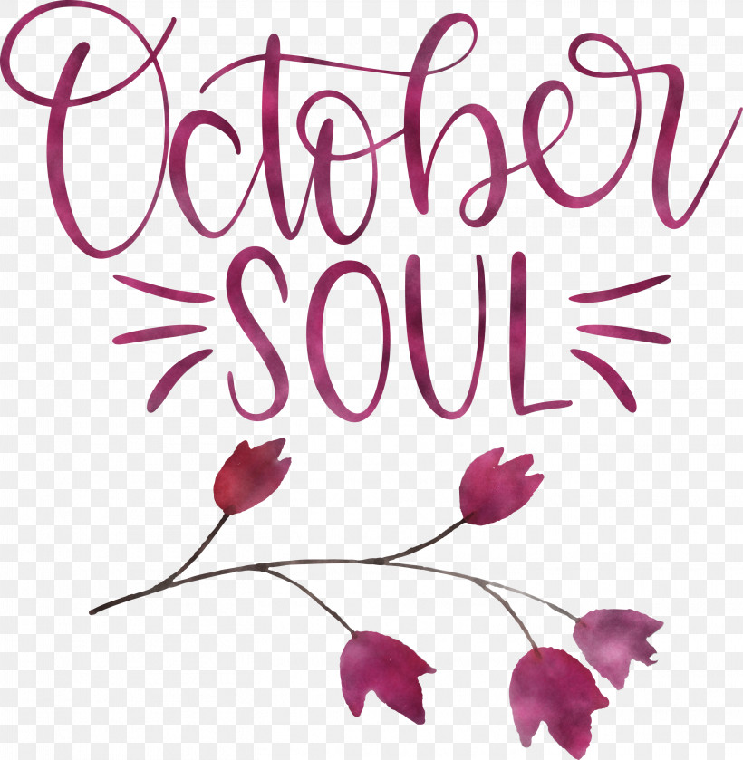 October Soul October, PNG, 2929x3000px, October, Biology, Branching, Floral Design, Flower Download Free