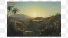 Painting - Rainy Season In The Tropics Landscape Painting Art Painter PNG