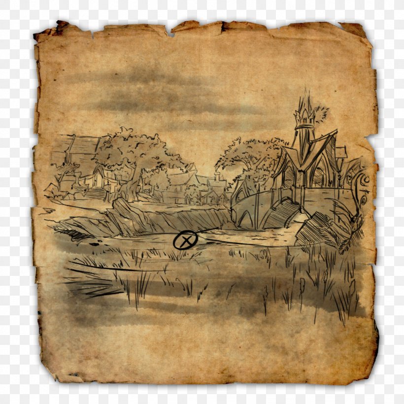 The Elder Scrolls Online Treasure Map, PNG, 1024x1024px, Elder Scrolls Online, Elder Scrolls, Game, Hoard, Location Download Free