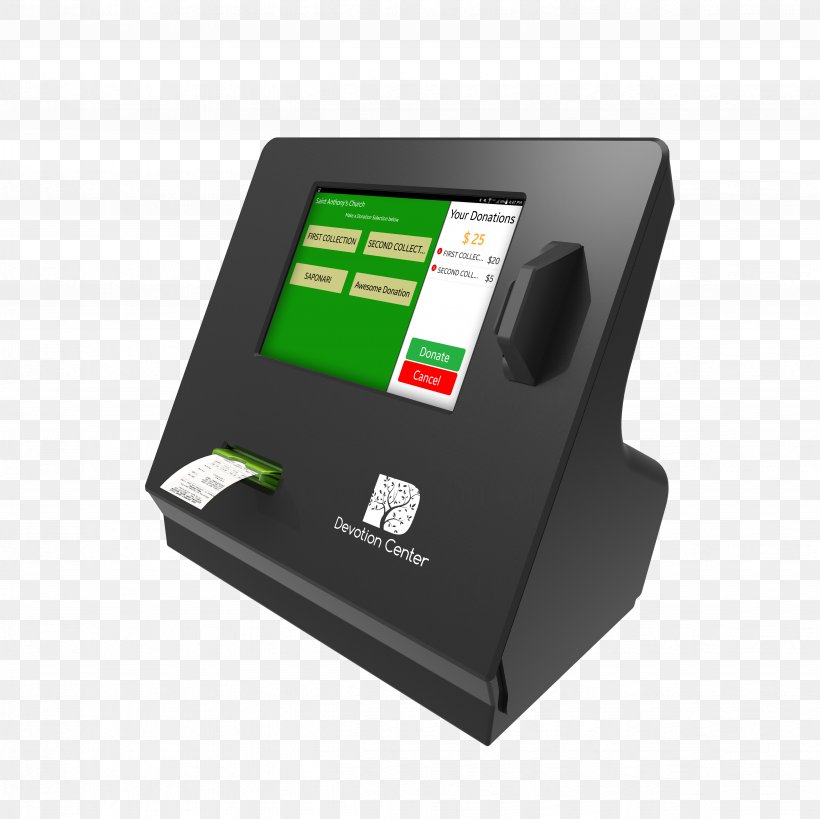 Donation Fundraising Kiosk, PNG, 4896x4896px, Donation, Card Reader, Cashless Society, Computer Hardware, Display Device Download Free