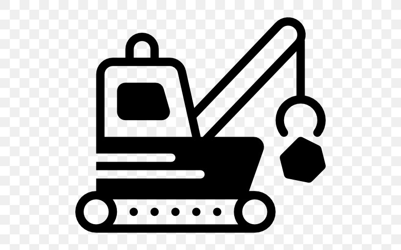 Heavy Machinery Architectural Engineering Construction Management Loader, PNG, 512x512px, Heavy Machinery, Agricultural Machinery, Architectural Engineering, Area, Black And White Download Free