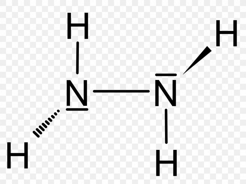 Hydrazine Chemistry Structural Formula Lewis Structure Semicarbazide, PNG, 1200x900px, Hydrazine, Area, Black, Black And White, Brand Download Free