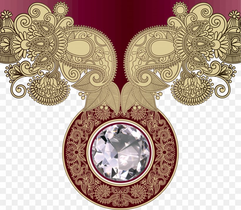 Jewellery Diamond Ornament Pattern, PNG, 3108x2713px, Jewellery, Diamond, Gold, Ornament, Royaltyfree Download Free