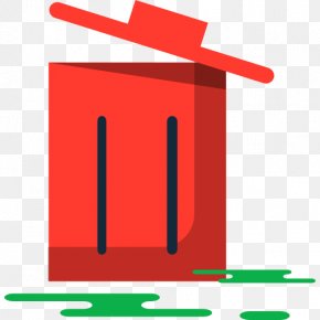 Canda - Red Rubbish Bins & Waste Paper Baskets PNG