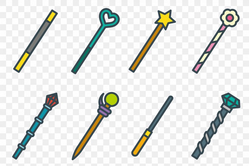 Wand Vector Graphics Magic Design, PNG, 2500x1672px, Wand, Animation, Body Jewelry, Designer, Drawing Download Free