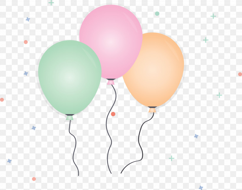 Birthday Balloon, PNG, 3000x2358px, Birthday, Balloon, Party Supply Download Free