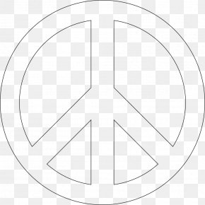 Peace Symbol - Circle Point Angle PNG