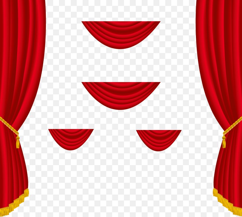 Theater Drapes And Stage Curtains Window Clip Art, PNG, 2356x2116px, Window Blinds Shades, Curtain, Decorative Arts, Door, Drapery Download Free