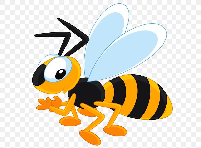 Bee Hornet Clip Art Vector Graphics Illustration, PNG, 700x605px, Bee, Animal Figure, Animated Cartoon, Animation, Art Download Free