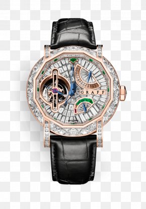 Watch - Watch Tourbillon Graff Diamonds Power Reserve Indicator PNG