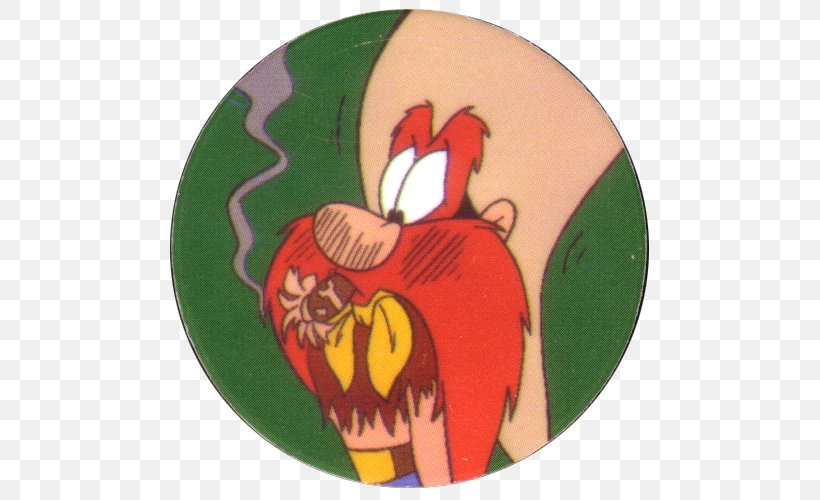 Milk Caps Yosemite Sam Porky Pig Tazos Wile E. Coyote And The Road Runner, PNG, 500x500px, Milk Caps, Cartoon, Chicken, Christmas, Christmas Ornament Download Free