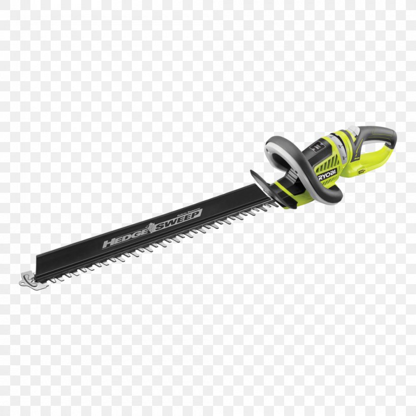 Hedge Trimmer W/o Battery 18 V Ryobi One+ Tool Garden, PNG, 1000x1000px, Hedge Trimmer, Electricity, Garden, Hardware, Hedge Download Free