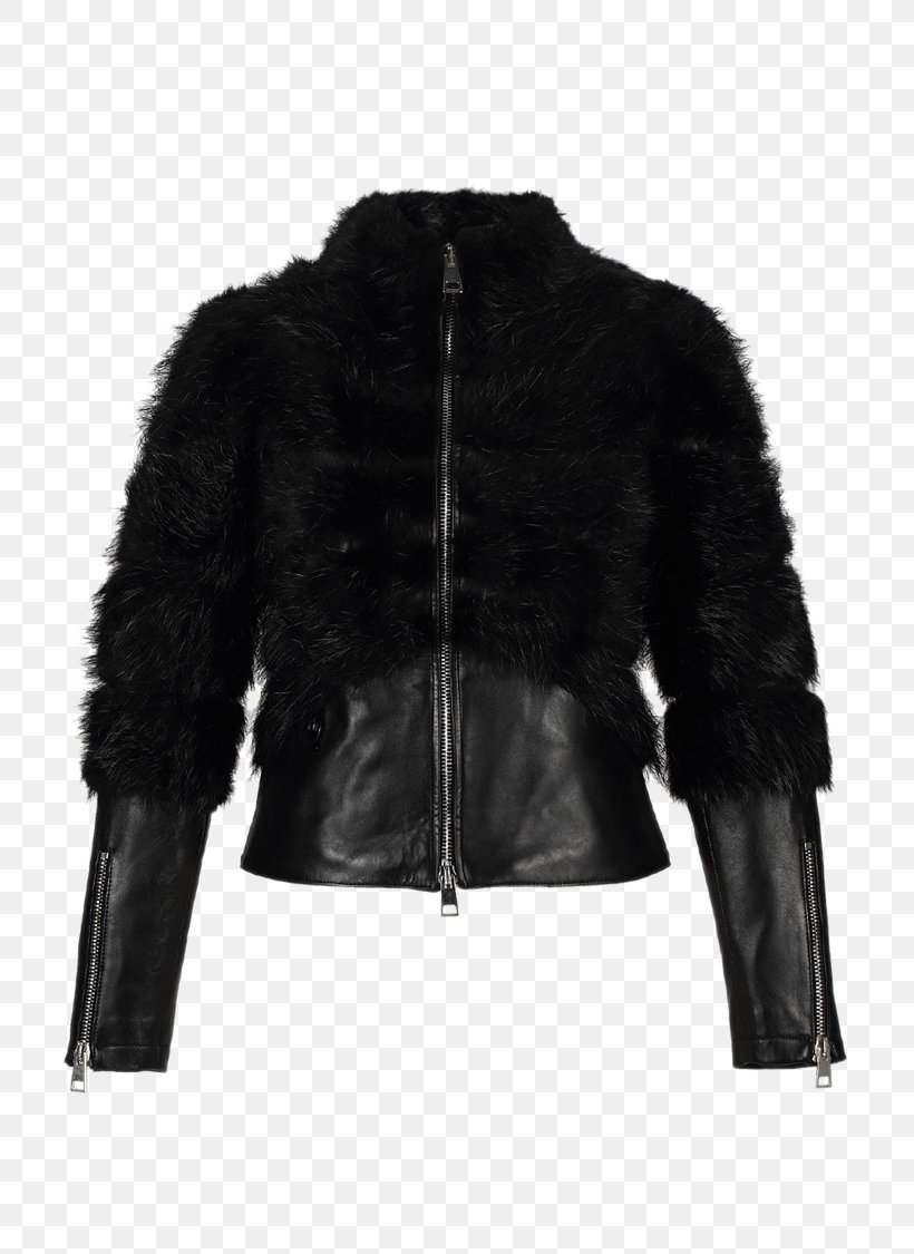 Leather Jacket Fur Clothing Coat, PNG, 750x1125px, Leather Jacket, Animal Product, Black, Black And White, Clothing Download Free
