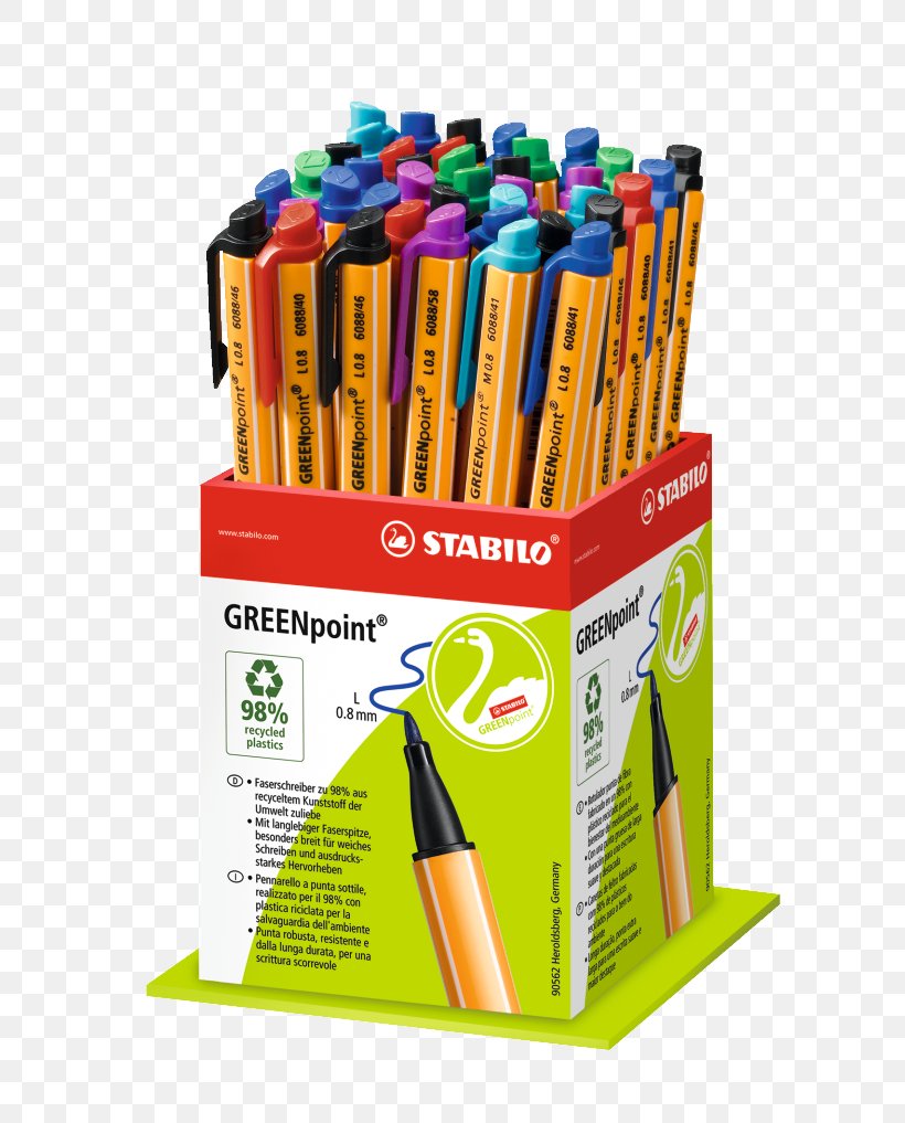 Pencil Schwan-STABILO Schwanhäußer GmbH & Co. KG Stabilo GREENpoint, PNG, 765x1017px, Pencil, Ballpoint Pen, Eraser, Fabercastell, Highlighter Download Free
