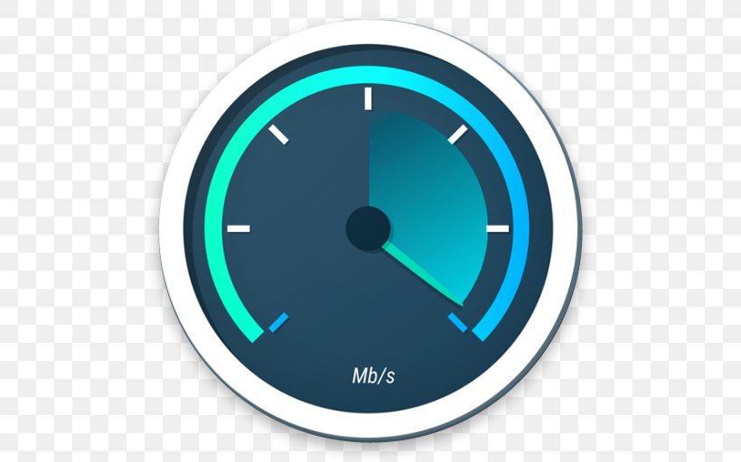 Speedtest.net Computer Network Computer Software Operating Systems Download, PNG, 512x512px, Speedtestnet, Android, Aqua, Bandwidth, Clock Download Free